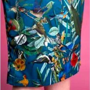 Botanical Woodland Floral Pencil Skirt